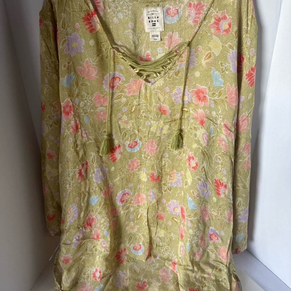 Women’s billabong Swim Coverup -Tunic Size L